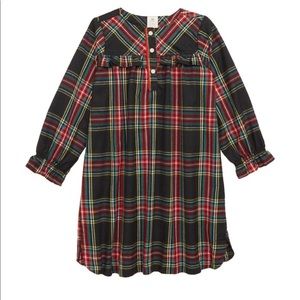 Crewcuts Girls nightgown size 2 Tartan